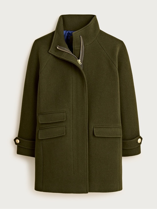 J. Crew Jackets & Blazers - NWT J.Crew Toscana Coat Italian Stadium-Cloth Wool Blend Dark Moss 6
